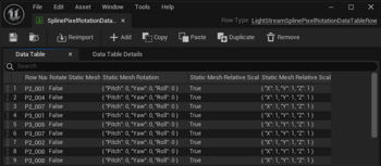 DataTable rows